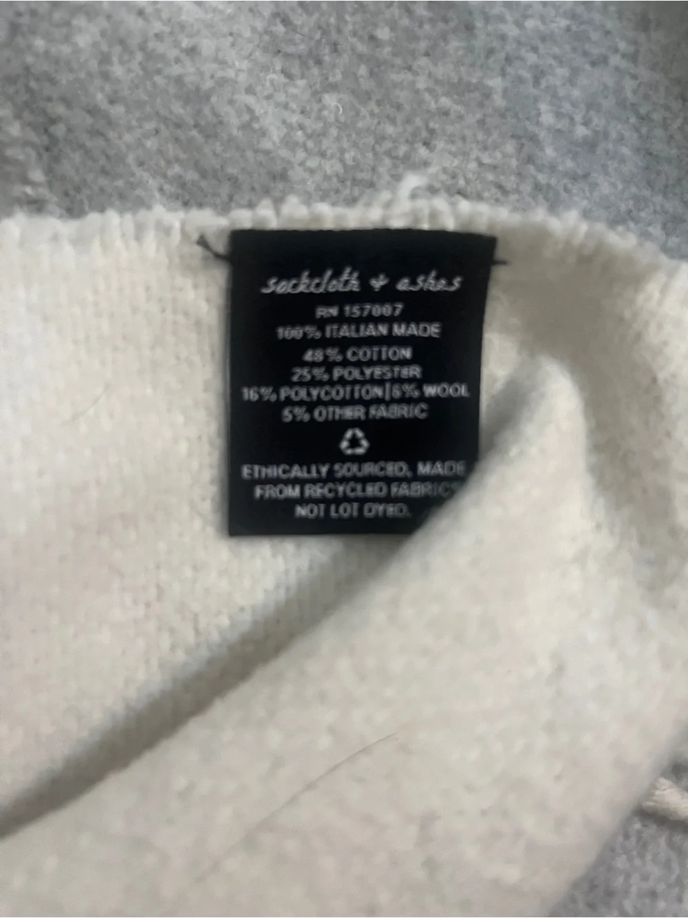 Sackcloth & Ashes Throw Blanket